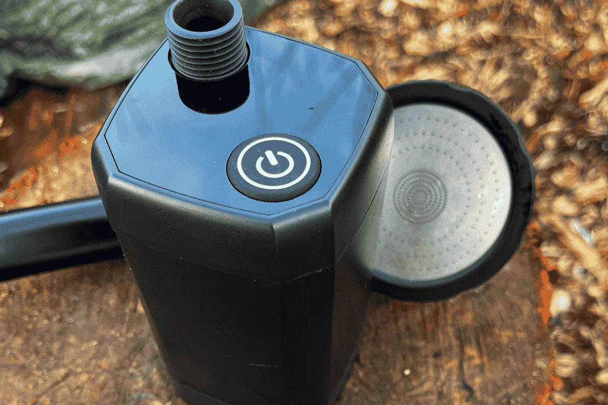 Spopal portable shower for camping